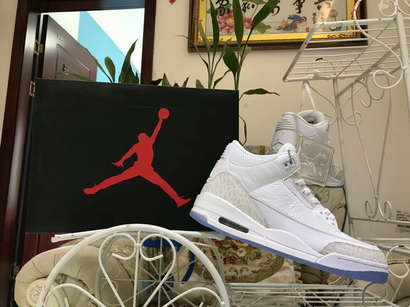 Authentic Air Jordan 3 white Cat